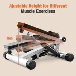 Mini Stair Twist Stepper with Resistance Bands