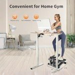 Home Exercise Stepper with Resistance Bands & Monitor