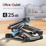 Mini Stepper with Resistance Bands for Home Fitness