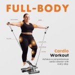 Adjustable Home Stepper with Resistance Bands