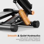 Adjustable Home Stepper with Resistance Bands