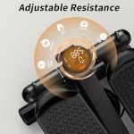 Mini Stair Stepper with Resistance Bands for Home