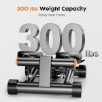 Adjustable Home Stepper with Resistance Bands