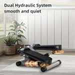 Compact Stair Stepper with LED Display and Resistance Bands