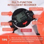 Adjustable Home Stepper with Resistance Bands and Monitor