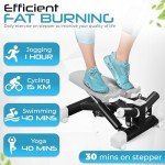 Portable Mini Stair Stepper with Resistance Bands