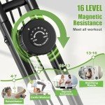 Caromix Folding Magnetic Exercise Bike with Resistance