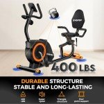 Comfortable Recumbent Exercise Bike with LCD Display