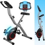 Compact Foldable Exercise Bike for Home Workouts