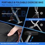 Compact Foldable Exercise Bike for Home Workouts
