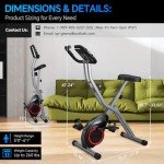 Compact Foldable Exercise Bike for Home Workouts
