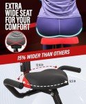 YYFITT 3-In-1 Folding Exercise Bike with Bands