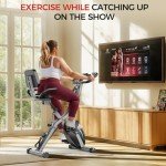 Pleny 5-in-1 Folding Exercise Bike for Home