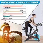 GOFLYSHINE Indoor Exercise Bike with LCD Monitor