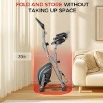 Pleny 5-in-1 Folding Exercise Bike for Home
