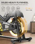 Magnetic Resistance Indoor Cycling Bike with LCD Monitor