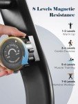 Quiet Recumbent Exercise Bike with 8 Resistance Levels