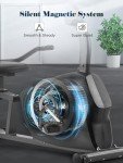 Quiet Recumbent Exercise Bike with 8 Resistance Levels