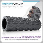 Zmarthumb 15-Inch Foam Roller for Muscle Relief