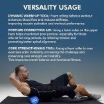 EPP Foam Roller for Deep Tissue Massage - Blue