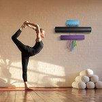 Wallniture Guru Wall Mount Yoga Mat Storage Rack