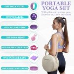 HNCTINNO Yoga Wheel Fitness Set