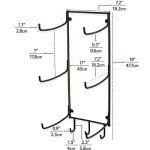Wallniture Guru Wall Mount Yoga Mat Storage Rack