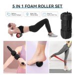 5-in-1 Foam Roller Set with Carrying Bag
