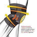 Bracoo KS10 Adjustable Knee Support Brace (Black)