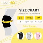 Bracoo KS10 Adjustable Knee Support Brace (Black)