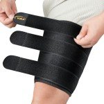 Adjustable Hamstring Compression Sleeve for Injury Support