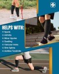 Copper Calf Compression Sleeves - 2 Pairs Set