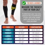 Footless Calf Compression Sleeves for All Activities