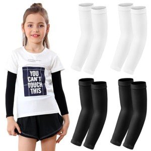 Kids' Arm Sleeves for Sports – UV Protection