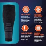 Footless Calf Compression Sleeves for All Activities