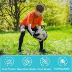 Kids' UV Protection Baseball Arm Sleeves - 5 Pairs