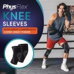 Knee Compression Sleeves for Pain Relief – 2 Pack