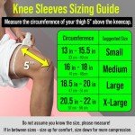 Blitzu Flex Plus Knee Compression Sleeve for Pain Relief