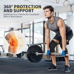 CAMBIVO Knee Brace Support Sleeves (2 Pack)