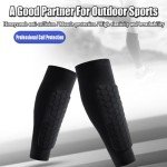 Honeycomb Compression Shin Guards for Soccer & Football