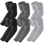 UV Protection Arm Sleeves - 6 Pairs, UPF 50
