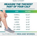 Calf Compression Sleeves for Pain Relief - Black