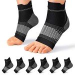 Compression Foot Sleeves for Arch Support (6 Pairs)