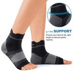 Compression Foot Sleeves for Arch Support (6 Pairs)