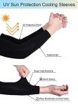 UV Protection Compression Arm Sleeves for Outdoor Activities