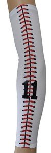 Custom Number Compression Arm Sleeve for Youth
