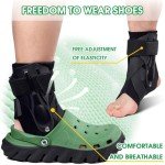 Adjustable Ankle Brace for Sprains and Support
