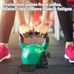 Fingerless Rubber Workout Gloves for Weightlifting