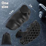 Fingerless Rubber Workout Gloves for Weightlifting