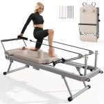 SogesPower 78" Foldable Pilates Reformer Machine